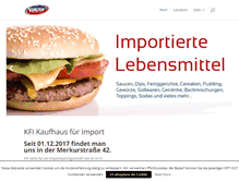 Tablet Screenshot of kfi-store.de
